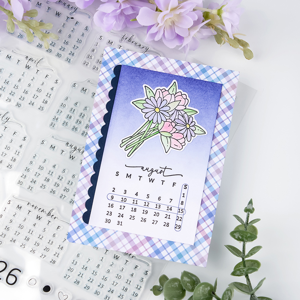 Calendar Date 2026 Clear Stamp - Rubber Date Stamp review and price