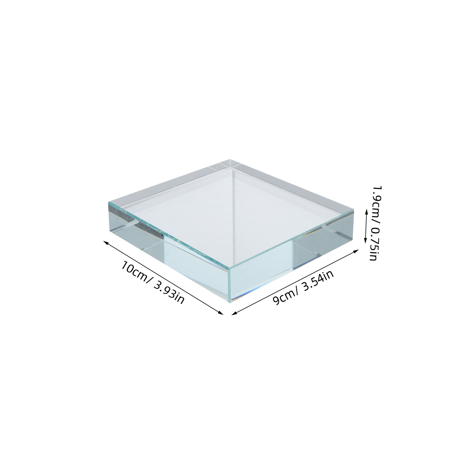 Glass Paperweight Rectangular  - Book Weight Glass review and price