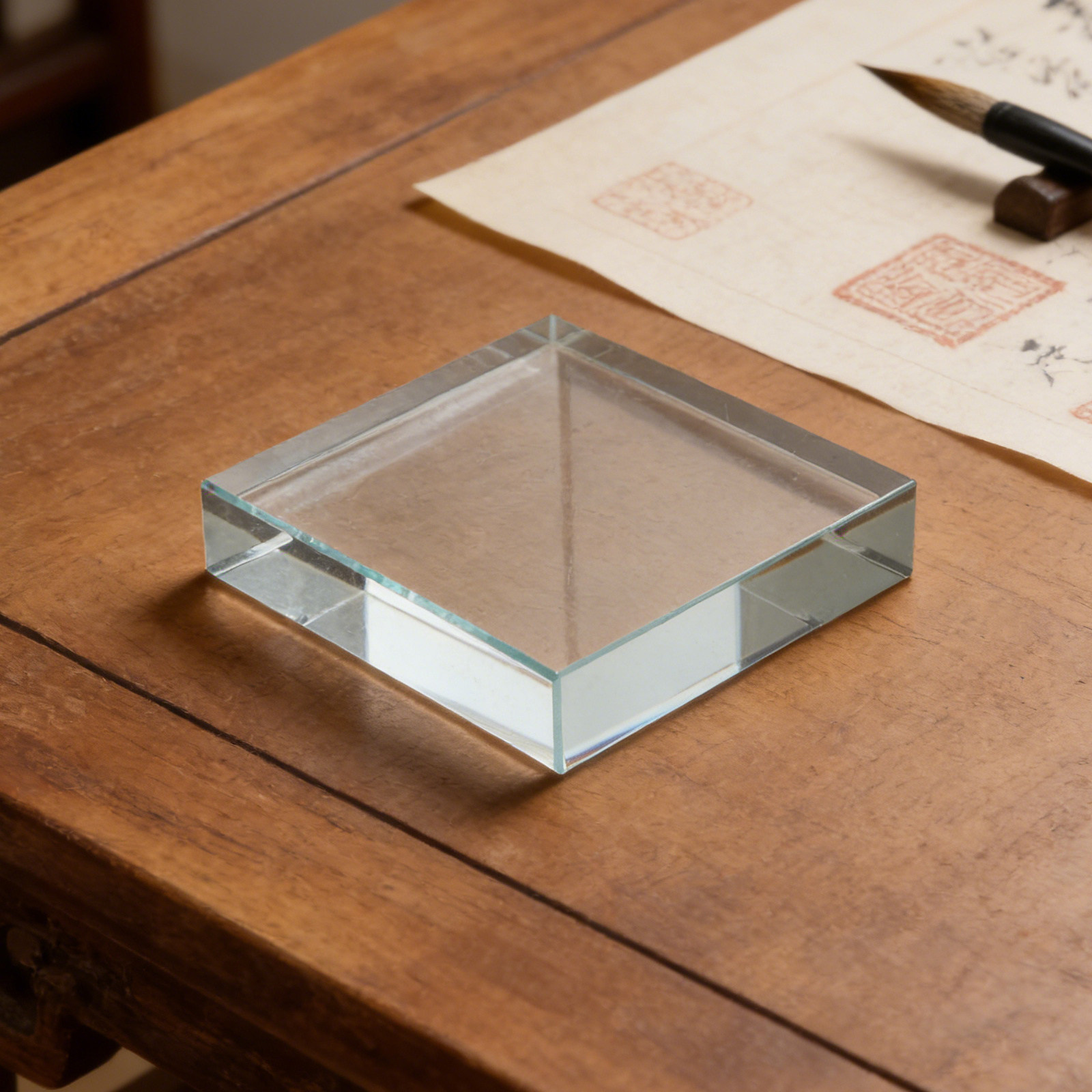 Glass Paperweight Rectangular  - Book Weight Glass review and price