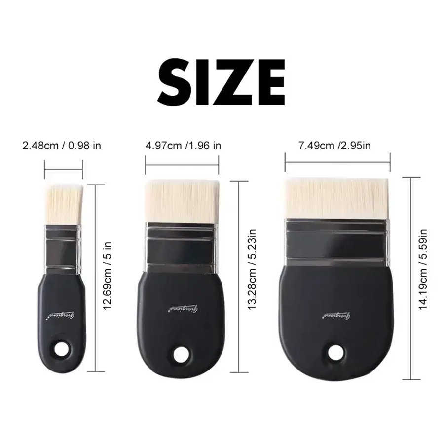 1pc Nylon Hair Brush Flat Head - Ink Blotter Paper review and price