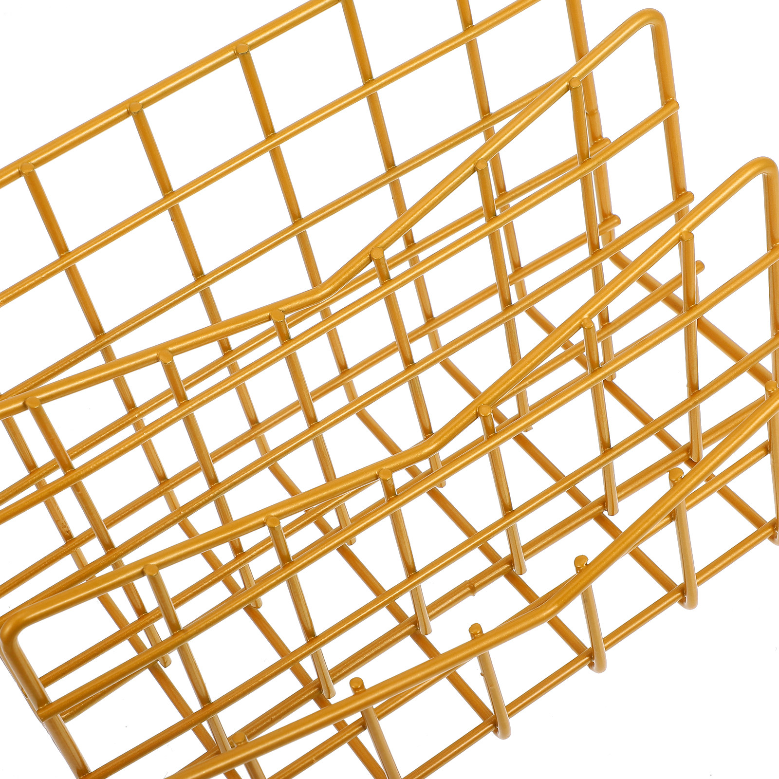 1Pcs Electroplated Metal Stora - Magazine Holder Rack review and price