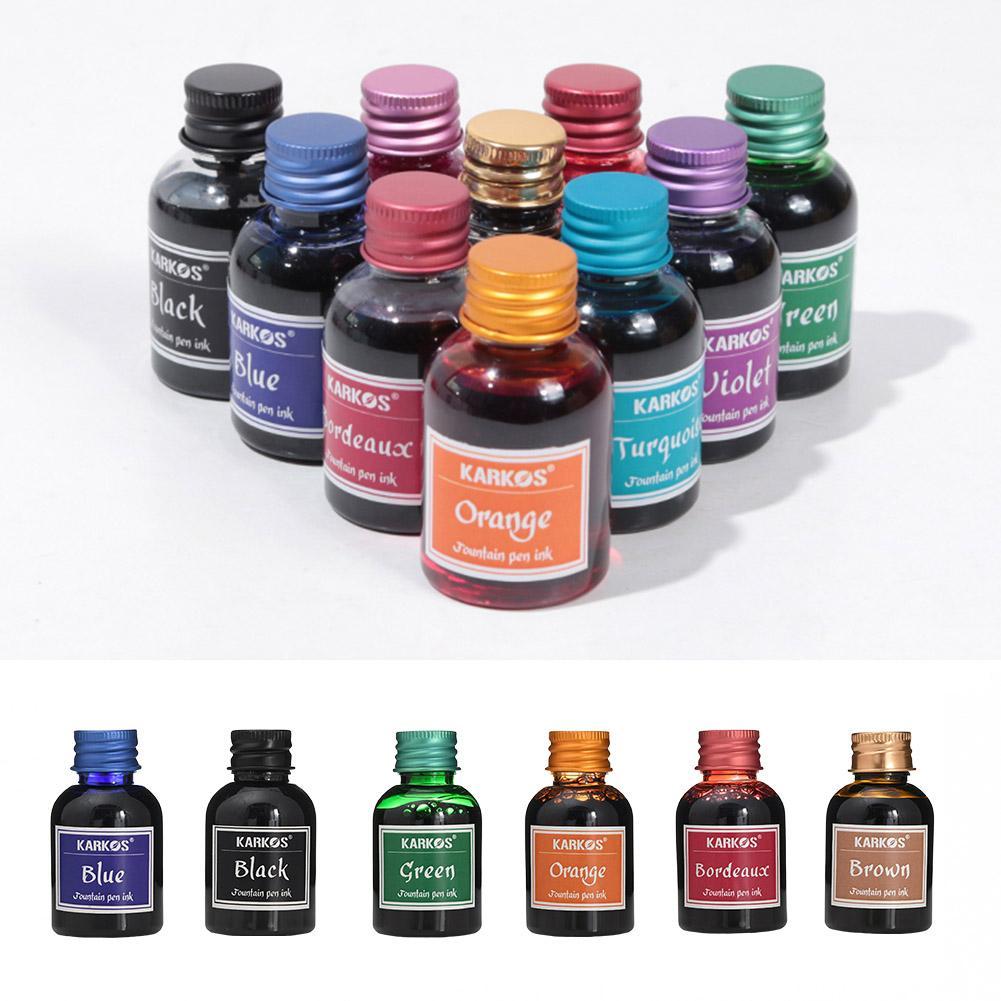 Pure Black Colorful Fountain P - Fountain Pen Bottled Ink review and price