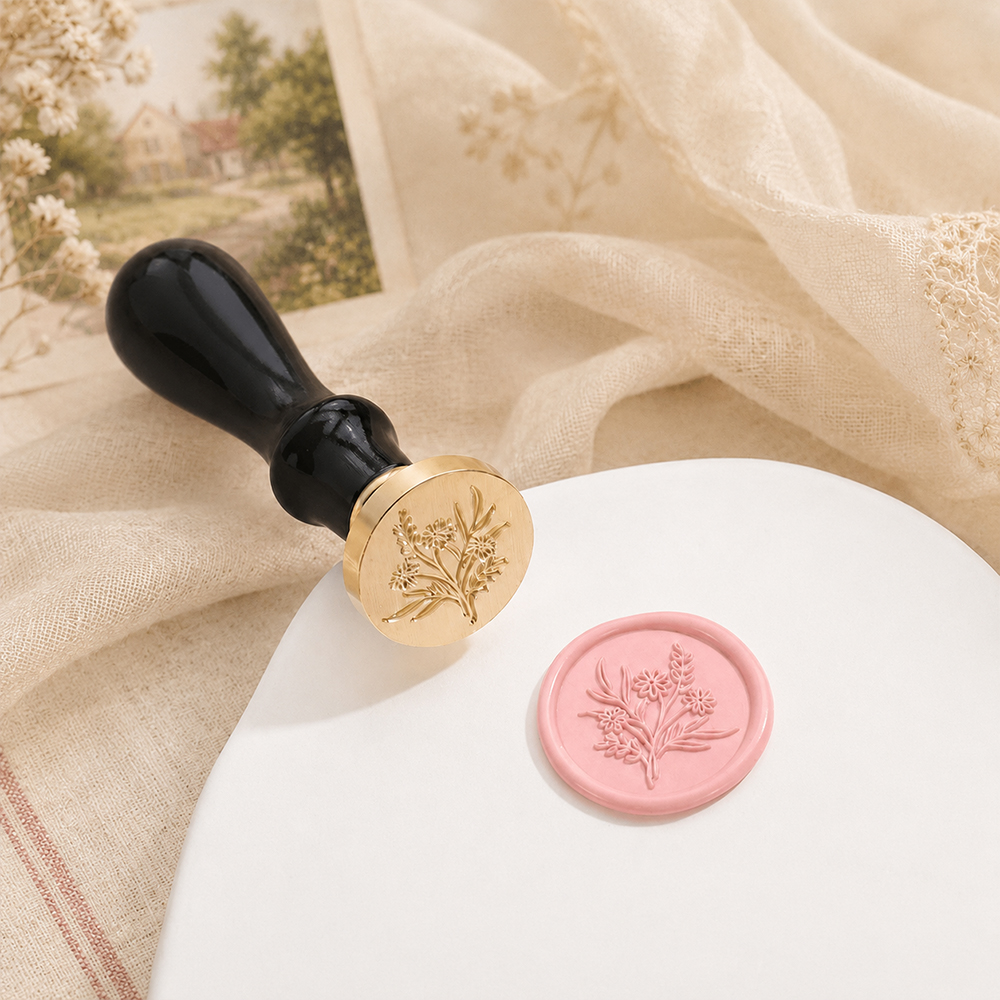 Wax Seal Stamp Set Flower Plan - Wax Seal Stamp Set review and price
