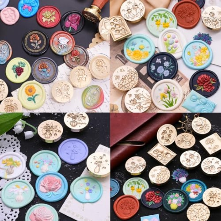 600Pcs Wax Seal Beads, Sealing - Wax Seal Stamp Set review and price