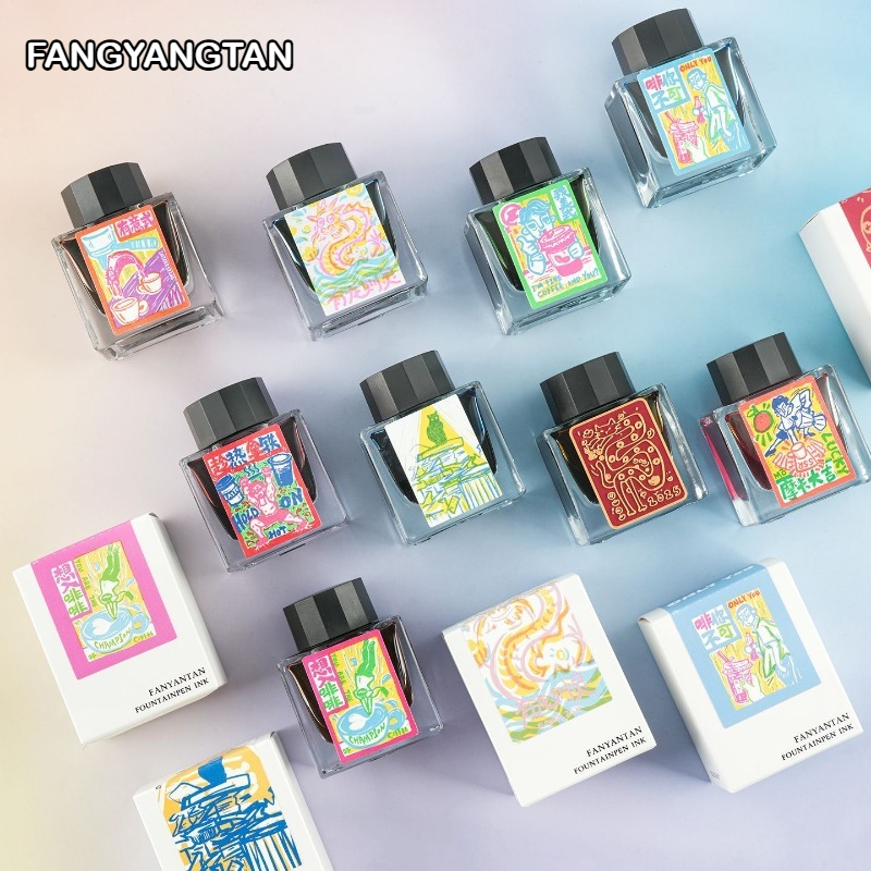 FANGYANGTAN 20 Colors 50ml She - Fountain Pen Bottled Ink review and price