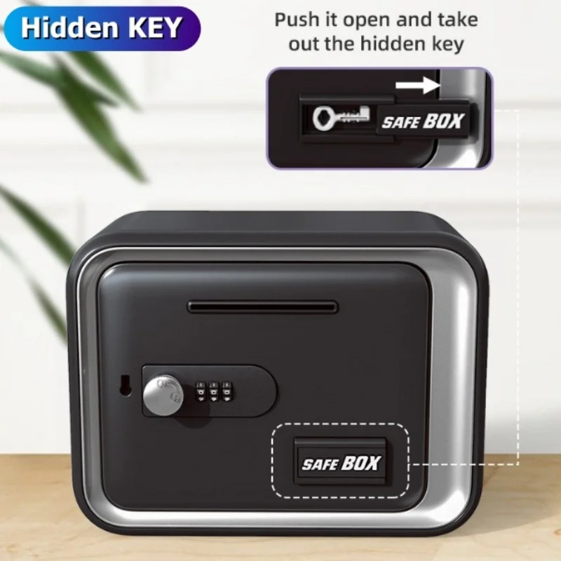 24x18x15cm Safe Box with Key L - Card Index Box review and price