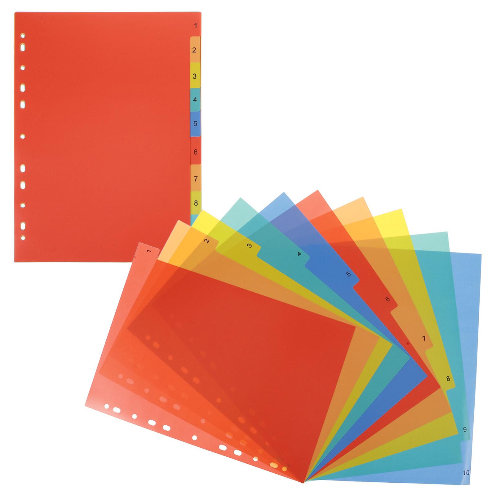 2Sets A4 Binder Dividers PP Pl - Tab Divider A4 review and price